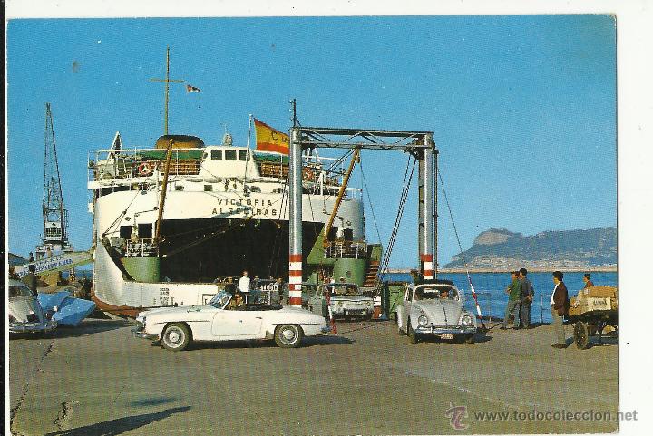 Postales: postal algeciras.puerto transbordador