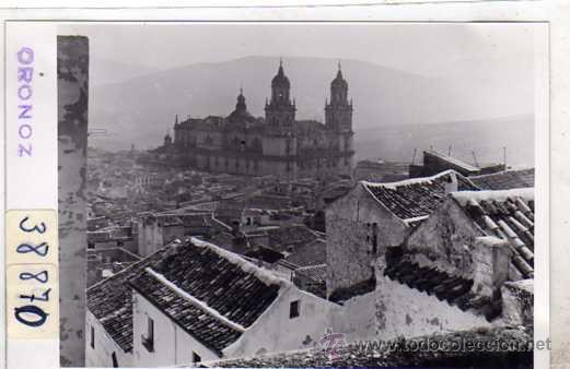 Postales: Fotograf&iacute;a 13 x 8,50 cm Jaen vista Catedral. Sin reverso.