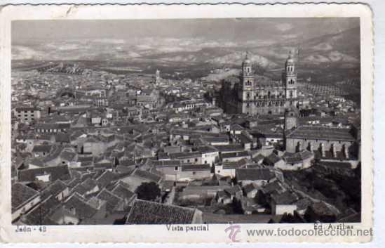 Postales: Jaen. 48 Vista parcial. ed Arribas. Escrita. sin circular.