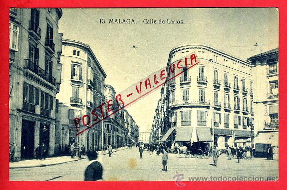 Postales: POSTAL MALAGA, CALLE DE LARIOS, P93161
