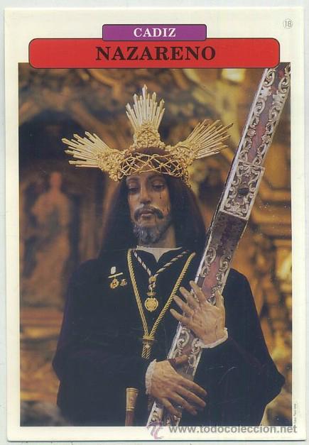 Postales: POSTAL DE CADIZ. SEMANA SANTA. NAZARENO P-ANC-499,2