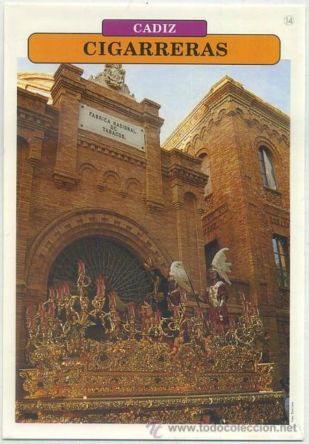 Postales: POSTAL DE CADIZ. SEMANA SANTA. CIGARRERAS P-ANC-504,4