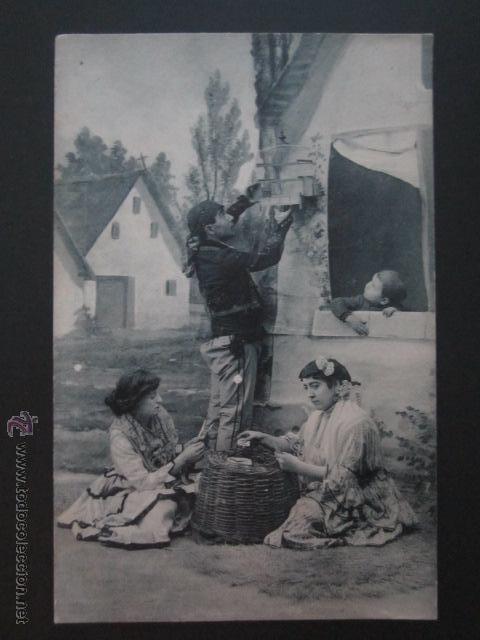 Postales: Postal Granada. Tipos gitanos. - Foto 1