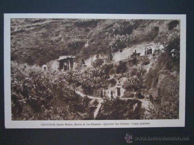 Postales: Postal Granada. Sacro Monte. Barrio de los Gitanos. - Foto 1