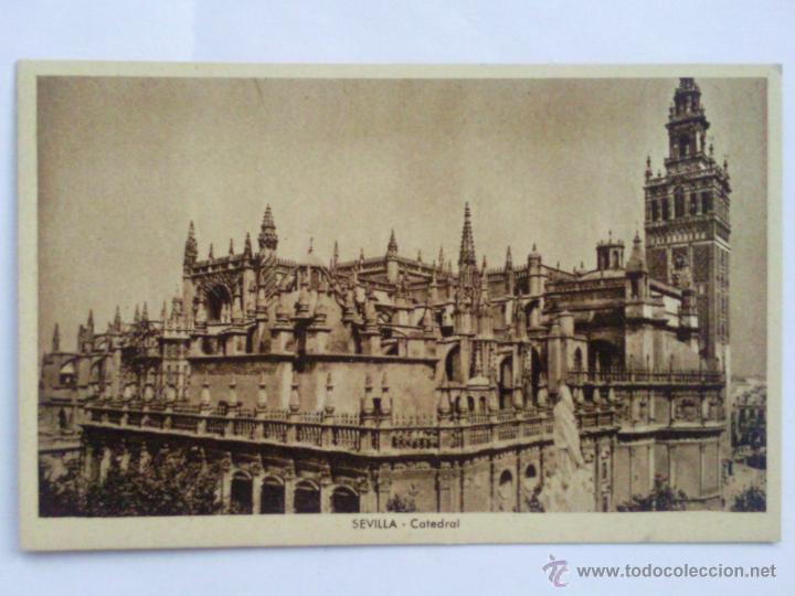 Postales: POSTAL SEVILLA, CATEDRAL - Foto 1