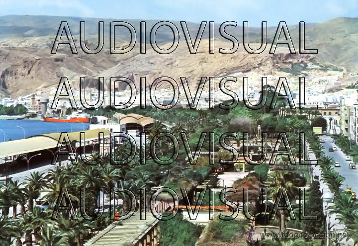 Postales: POSTAL VISTA GENERAL Y PARQUE DE JOSE ANTONIO - ALMERIA - 241 -1968 (XI) - ESCRITA
