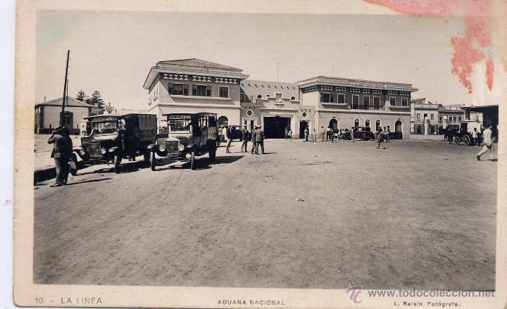 Postales: LA LINEA DE LA CONCEPCI&Oacute;N (C&Aacute;DIZ).- ADUANA NACIONAL
