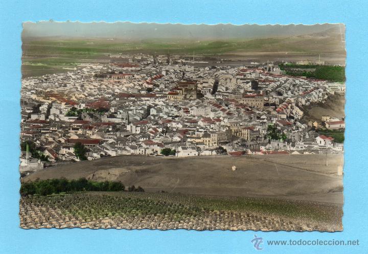 Postales: puente genil. 31 vista panor&aacute;mica. coloreada. arribas
