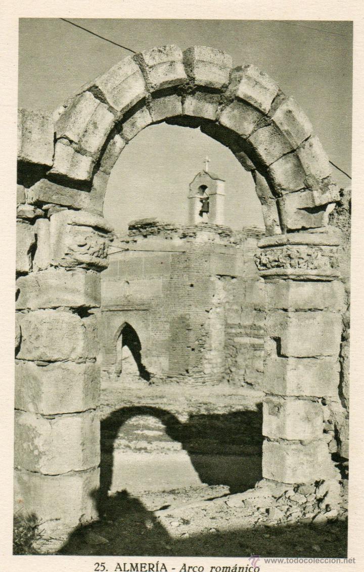 Postales: almeria. 25 arco rom&aacute;nico