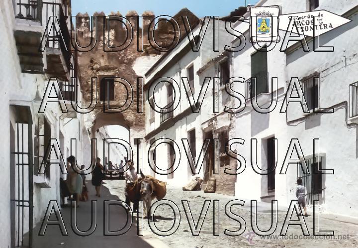 Postales: POSTAL SUBIDA DEL ARCO MONTRERA - ARCOS DE LA  FRONTERA - 1966 (IX) - SIN CIRCULAR Y SIN ESCRIBIR