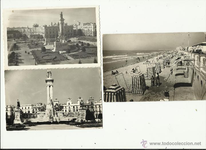 Postales: 3 postales de cadiz