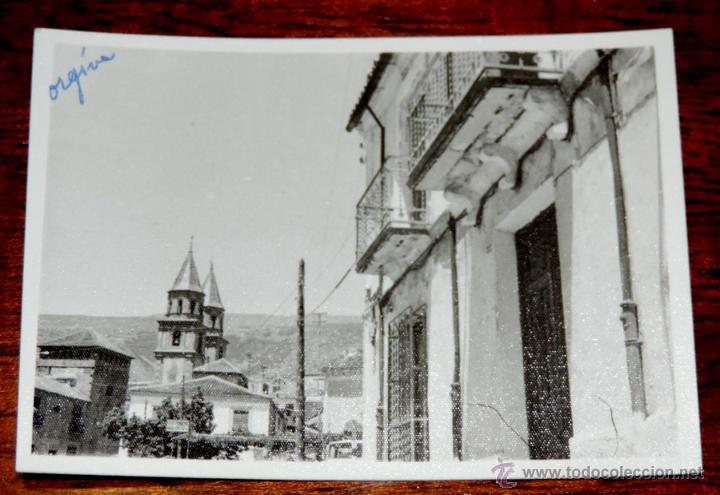 Postales: FOTOGRAFIA DE ORGIVA, GRANADA, MIDE 10 X 7 CMS. - Foto 1