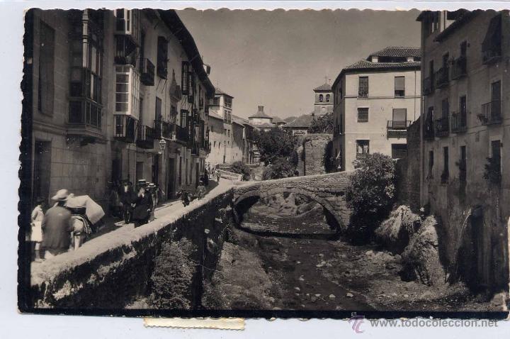 Postales: GRANADA.- CARRERA DEL DARRO- FOTOGR&Aacute;FICA