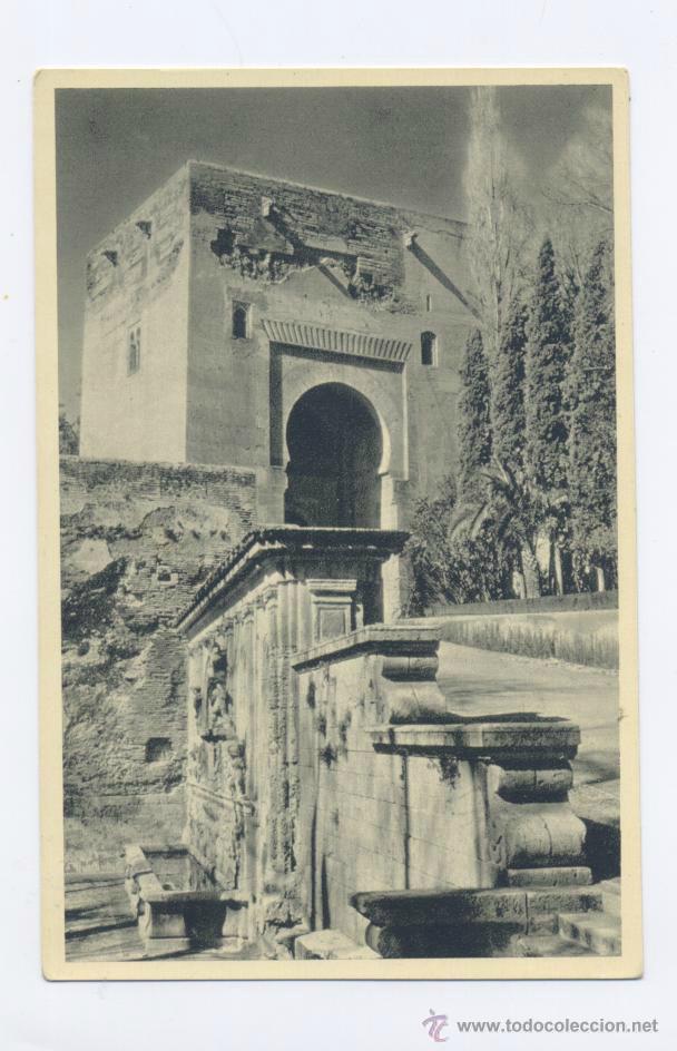 Postales: GRANADA- ALHAMBRA- PUERTA DE LA JUSTICIA