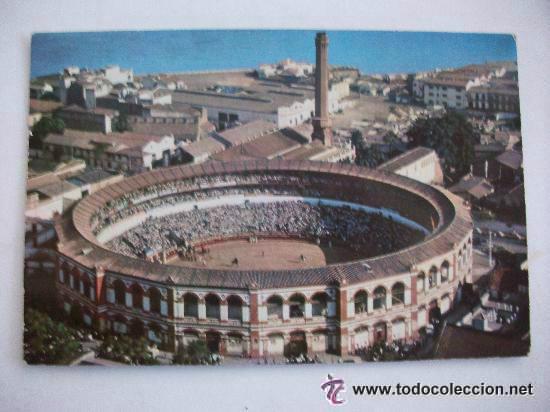 Postales: POSTAL DE MALAGA : PLAZA DE TOROS . 1962