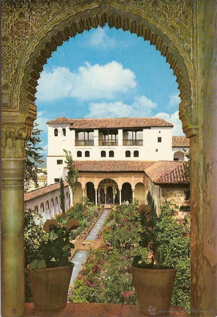 Postales: POSTAL GRANADA- GENERALIFE, SIN CIRCULAR