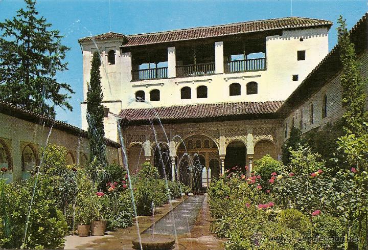 Postales: POSTAL GRANADA- GENERALIFE, SIN CIRCULAR