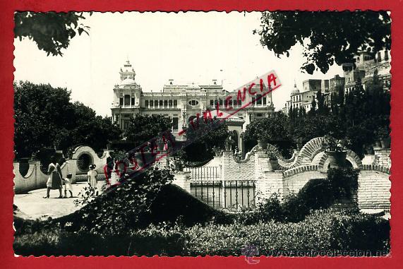 Postales: POSTAL MALAGA, JARDINES DEL PARQUE, P94829