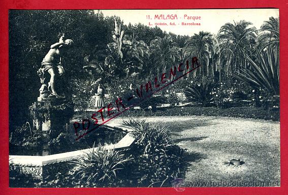Postales: POSTAL MALAGA, PARQUE, P94843