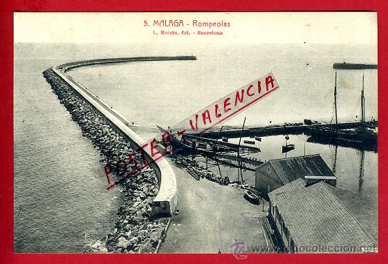 Postales: POSTAL MALAGA, ROMPEOLAS, P94849