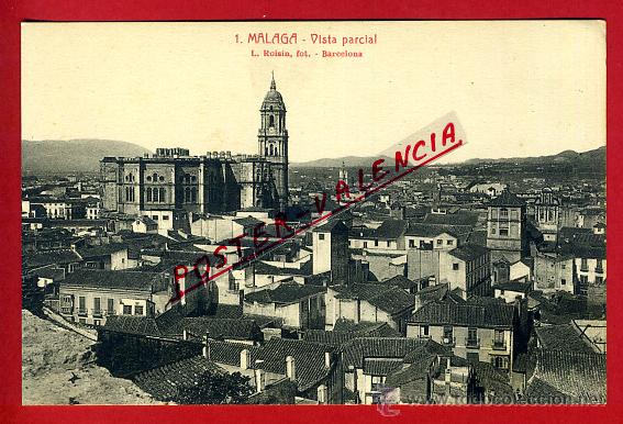 Postales: POSTAL MALAGA, VISTA PARCIAL, P94852
