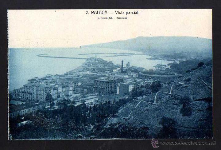 Postales: Malaga. Vista parcial. No circulada.
