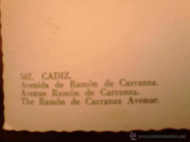 Postales: C&aacute;diz, dos postales antiguas. - Foto 5