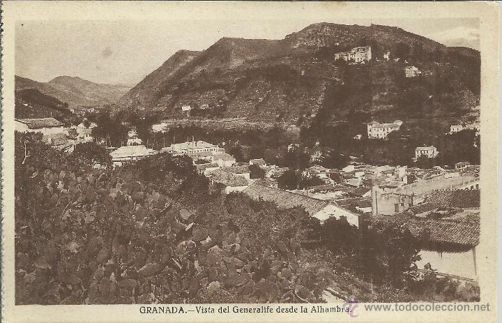 Postales: GRANADA ALHAMBRA SIN ESCRIBIR - Foto 1