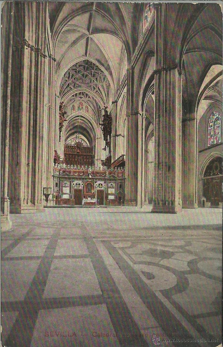 Postales: SEVILLA CATEDRAL SIN ESCRIBIR - Foto 1