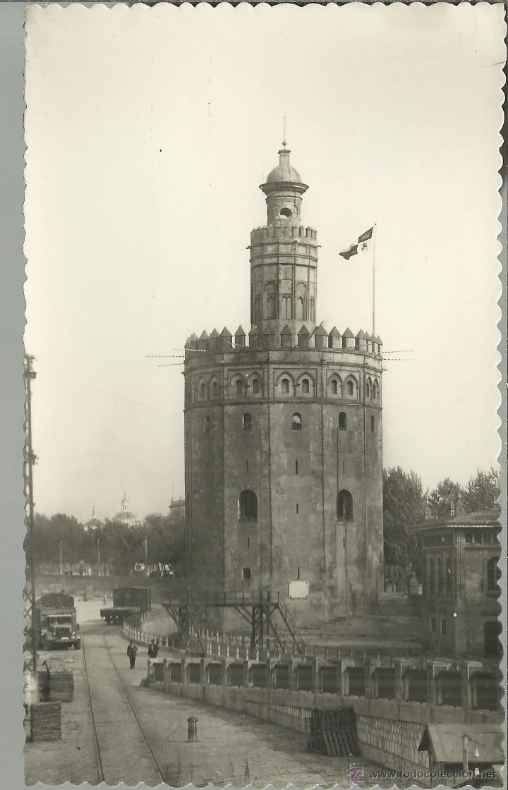 Postales: SEVILLA TORRE DEL ORO SIN ESCRIBIR - Foto 1