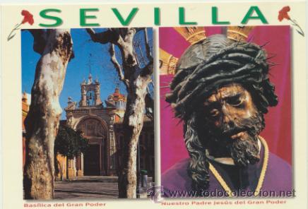 Postales: Sevilla.- Bas&iacute;lica y Nuestro Padre Jes&uacute;s del Gran Poder. - Foto 1