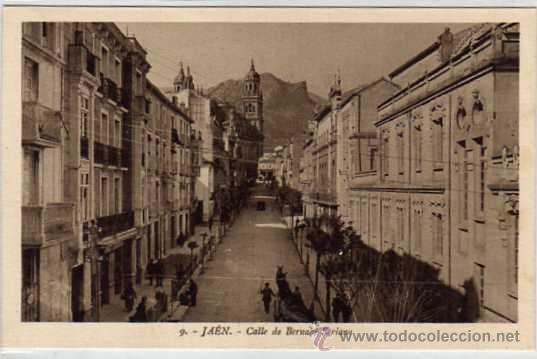 Postales: Jaen. Roisin. 9 Calle de Bernab&eacute; Soriano. Sin circular.
