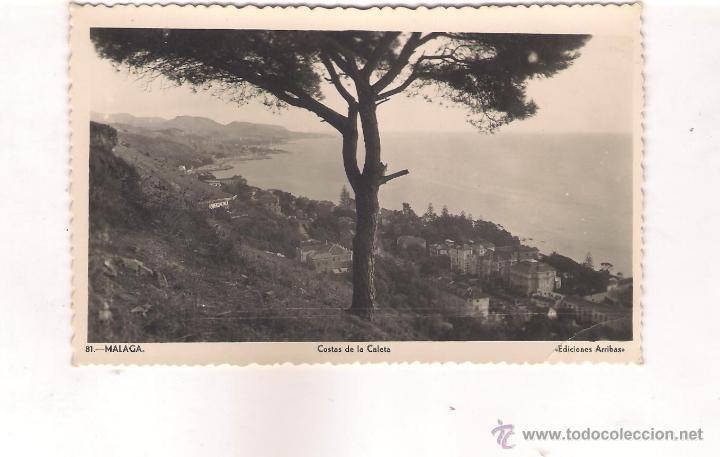 Cartes Postales: POSTAL DE MALAGA  COSTAS DE LA CALETA .