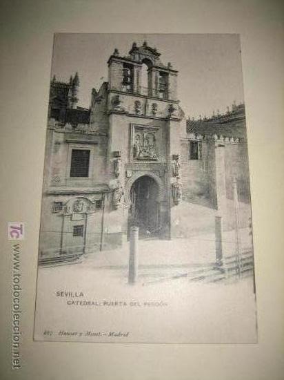 Postales: SEVILLA-LA CATEDRAL- HAUSER-MENET - Foto 1