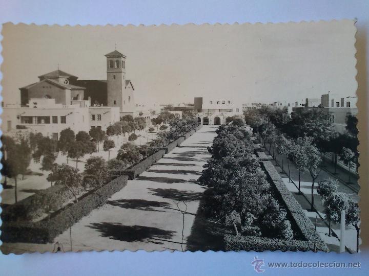 Postales: Postal Almeria,Ciudad Jard&iacute;n,Circulada,a&ntilde;os 50-60,original,buen estado,es la postal de la foto