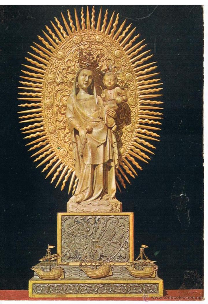 Postales: POSTAL: NUESTRA SRA. DE LOS MILAGROS. (HUELVA)- GARCIA GARRABELLA N&ordm; 14.  (NO CIRCULADA. ESCRITA)