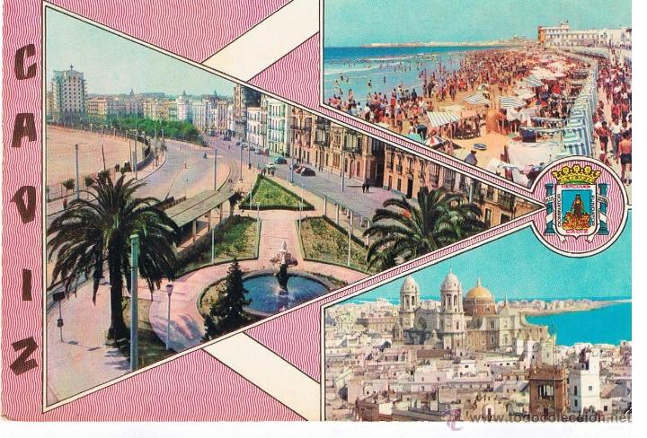 Postales: POSTAL: CADIZ. FOTOCOLOR DARVI N&ordm; 7.  ( NO CIRCULADA. ESCRITA)