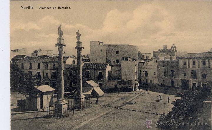 Postales: SEVILLA.- ALAMEDA DE H&Eacute;RCULES - Foto 1
