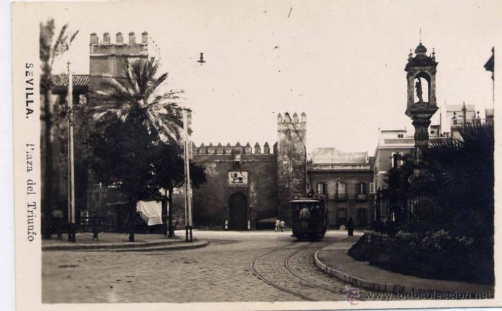 Postales: SEVILLA.- PLAZA DEL TRIUNFO. - Foto 1