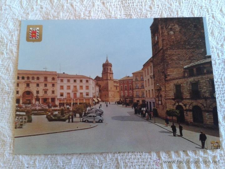 Postales: POSTAL DE UBEDA JAEN PLAZA DEL GENERAL SARO 1963