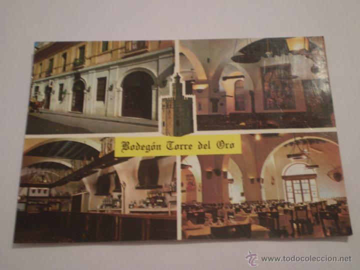 Postales: ANTIGUA POSTAL BODEGON TORRE DEL ORO.SEVILLA.ARTEI.A&Ntilde;OS 70