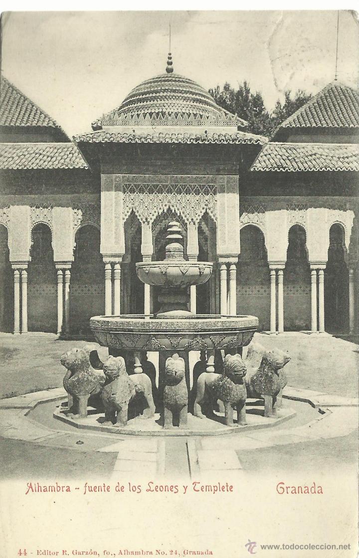 Postales: GRANADA ALHAMBRA ESCRITA - Foto 1