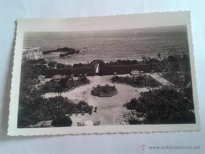 Postales: POSTAL DE CADIZ. JARDINES DEL HOTEL ATLANTICO. A&Ntilde;O 1959. CIRCULADA