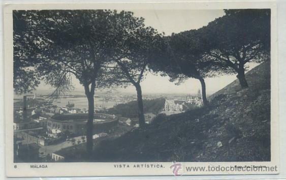 Postales: POSTAL ANTIGUA DE MALAGA. VISTA ARTISTICA N&ordm; 6   P-ANMA-506