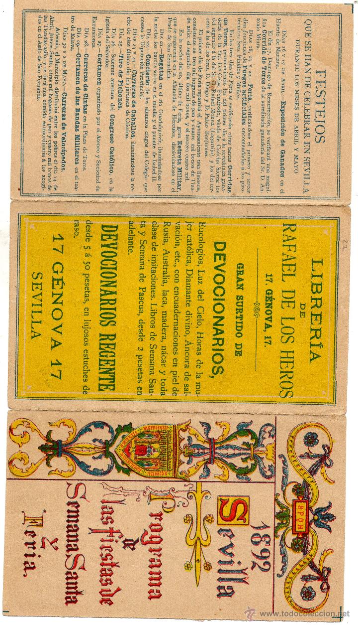 Cartoline: fiestas semana santa 1892