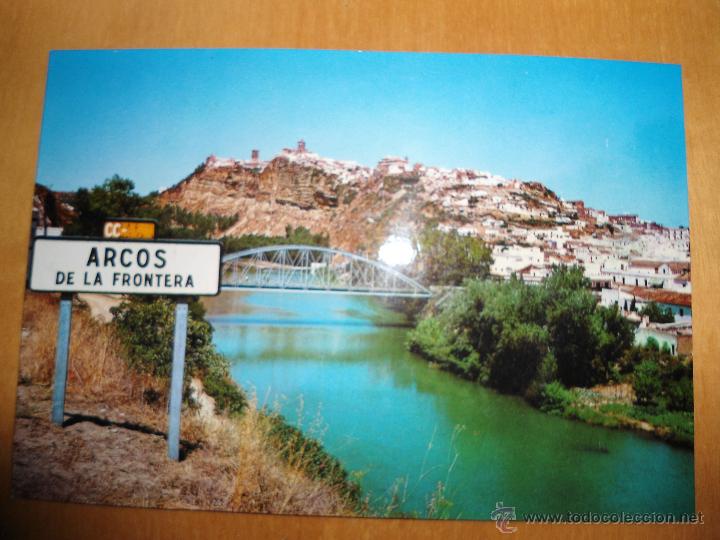 Postales: ARCOS DE LA FRONTERA(CADIZ)- VISTA GENERAL Y PUENTE DE SAN MIGUEL