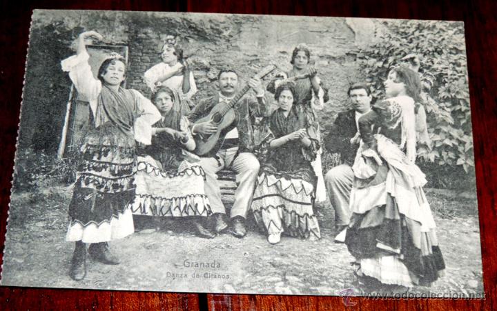 Postales: POSTAL DE GRANADA, DANZA DE GITANOS, SIN CIRCULAR - Foto 1