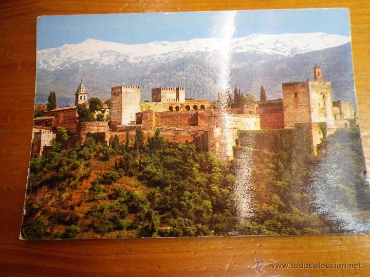 Postales: VISTA GENERAL DE LA ALHAMBRA Y  SIERRA NEVADA