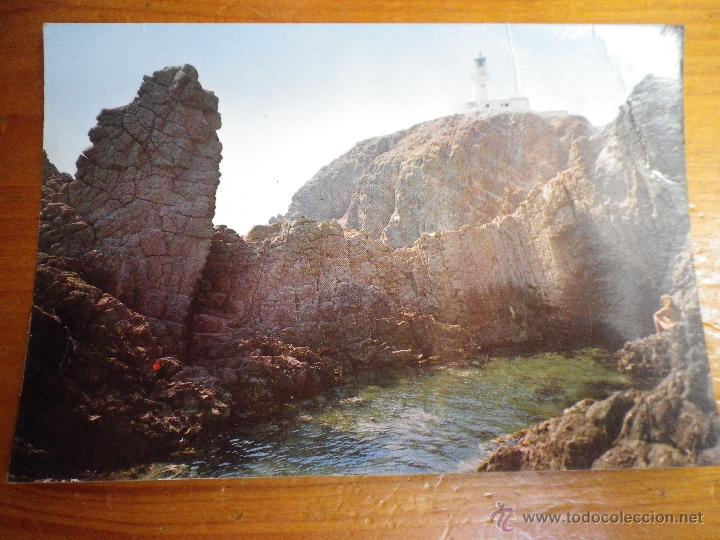Postales: CABO DE GATA EL FARO Y  BA&Ntilde;OS DE LAS SIRENAS A&Ntilde;OS 70