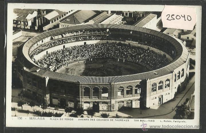 Postales: MALAGA - 136 - PLAZA DE TOROS - FOTOGRAFICA ROISIN (25040)